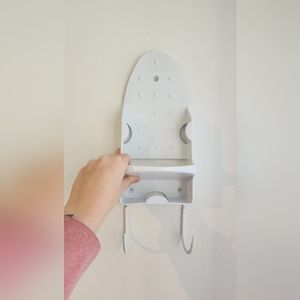 Iron & Ironing Board Holder